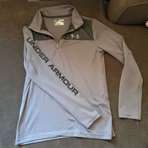 Under armor quarterzip- youth